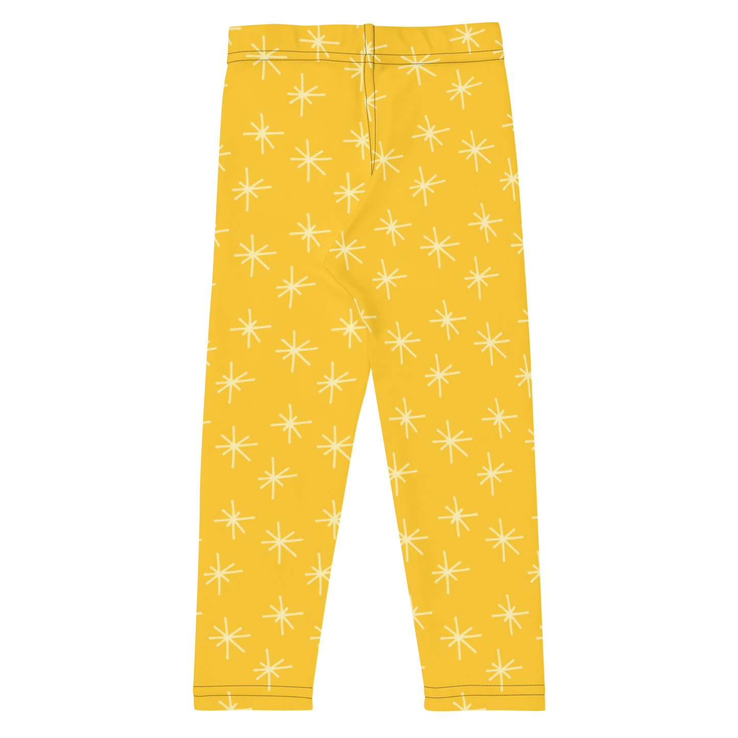 Yellow Stars Kids Leggings