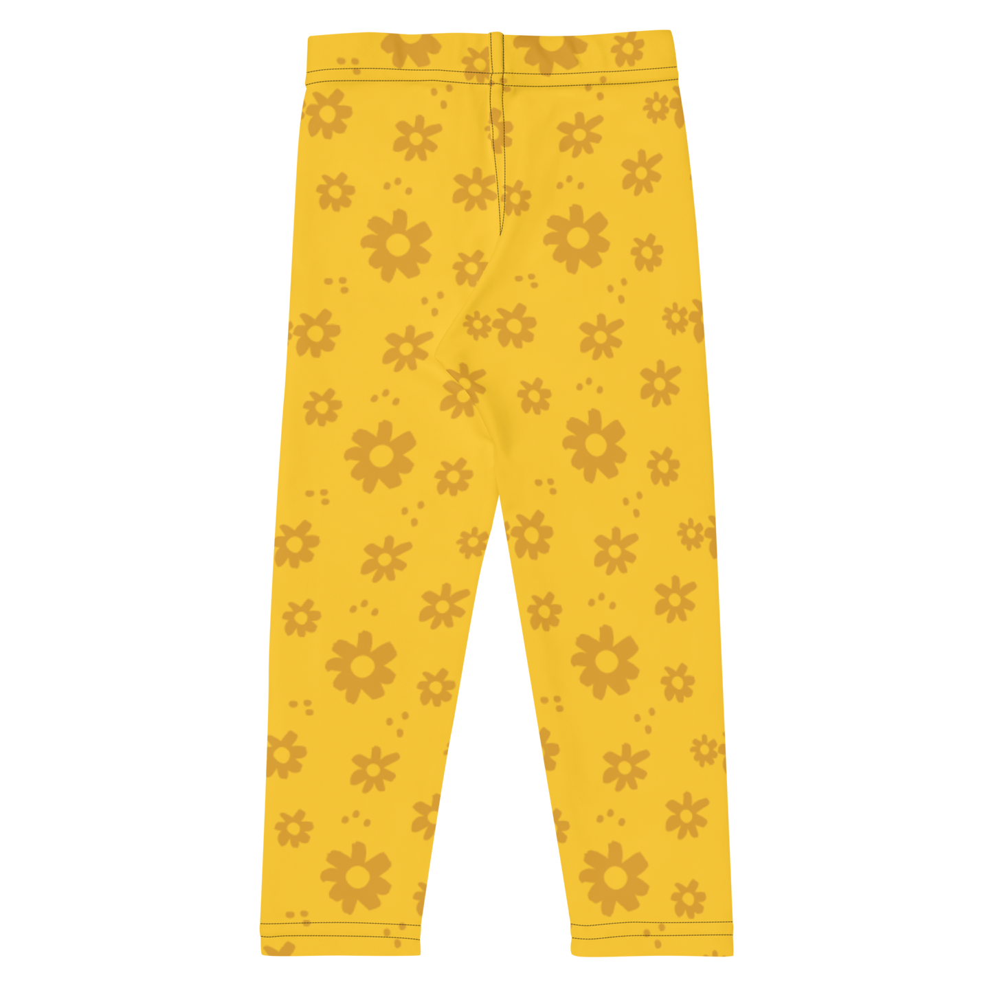 Yellow Flowers Kids Leggings