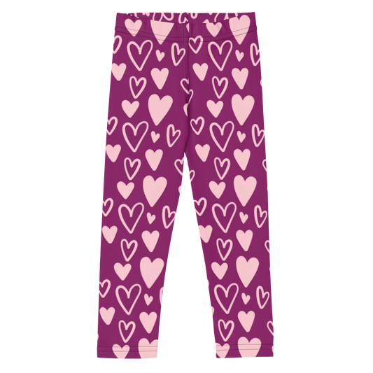 Hearts Kids Leggings