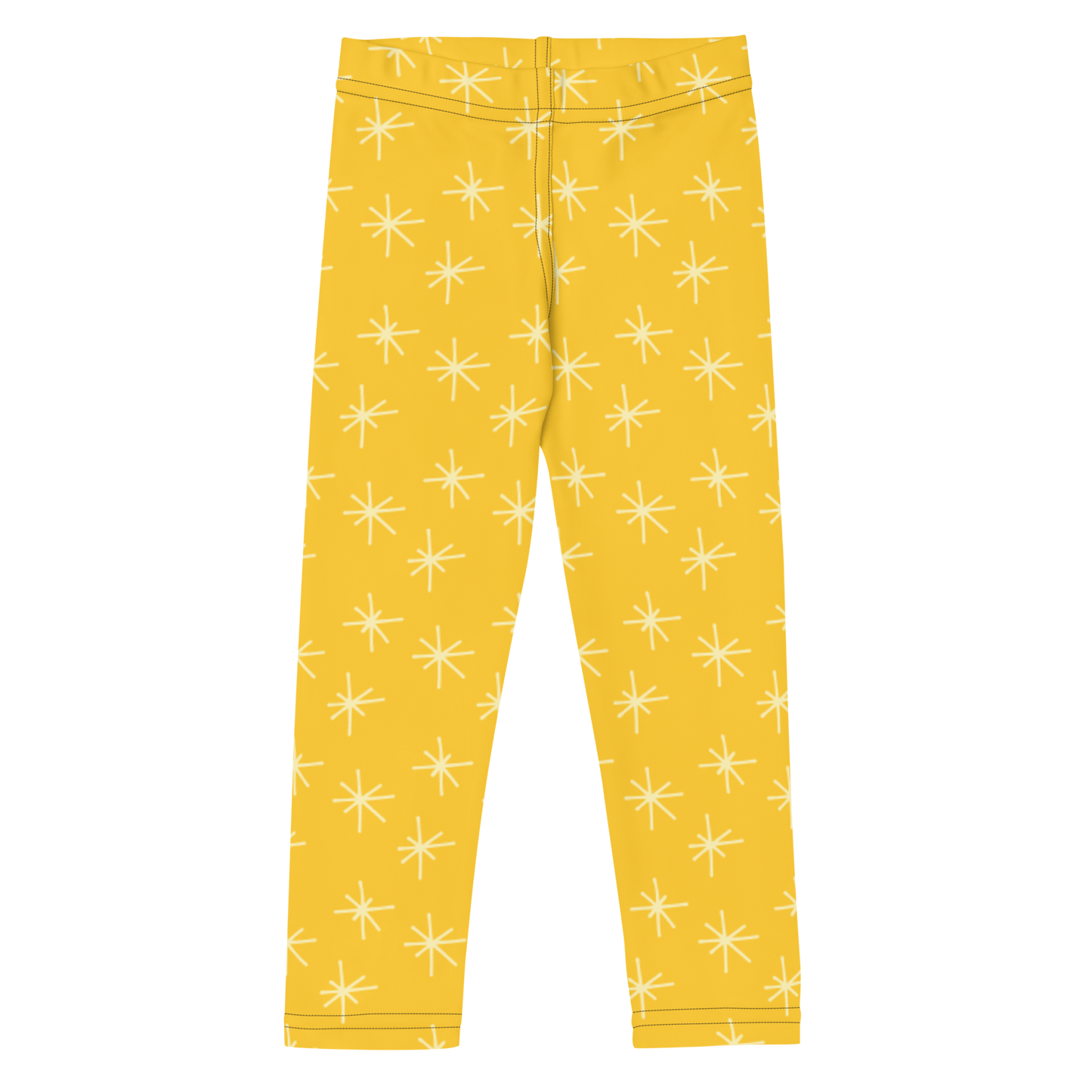 Yellow Stars Kids Leggings