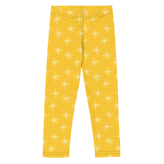 Yellow Stars Kids Leggings