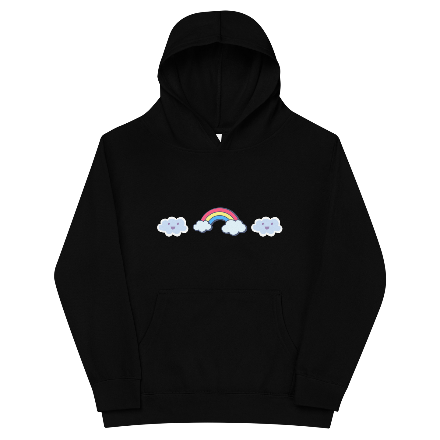 Clouds and Rainbow Hoodie