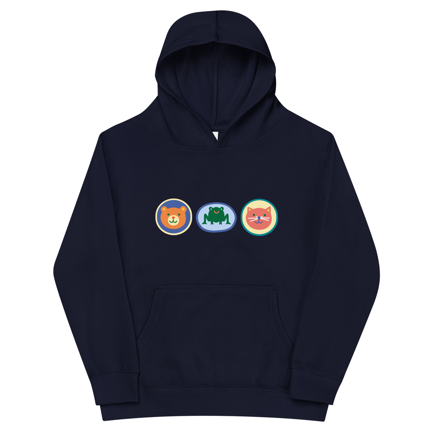 Happy Animal Pins Hoodie