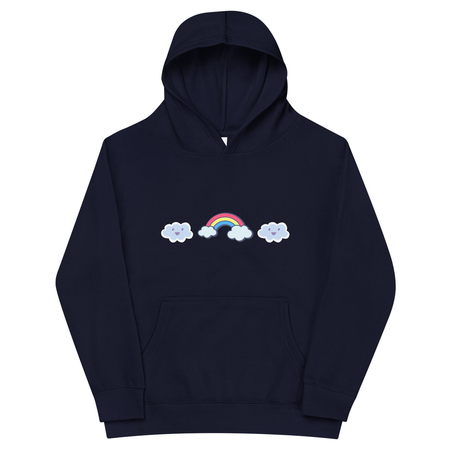 Clouds and Rainbow Hoodie