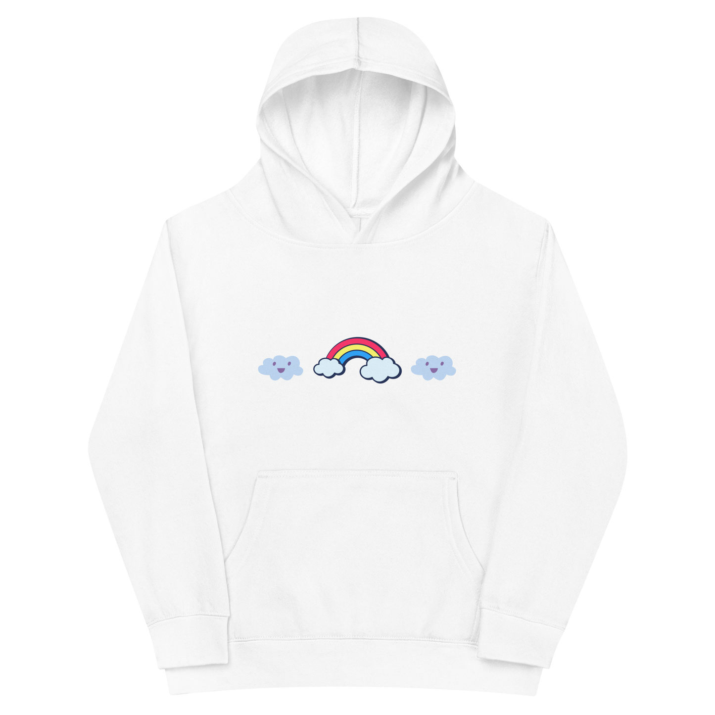 Clouds and Rainbow Hoodie