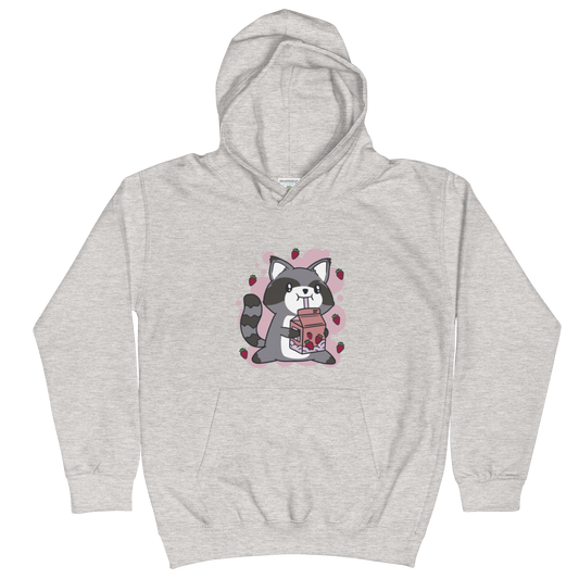 Cute Raccoon Hoodie - Kids