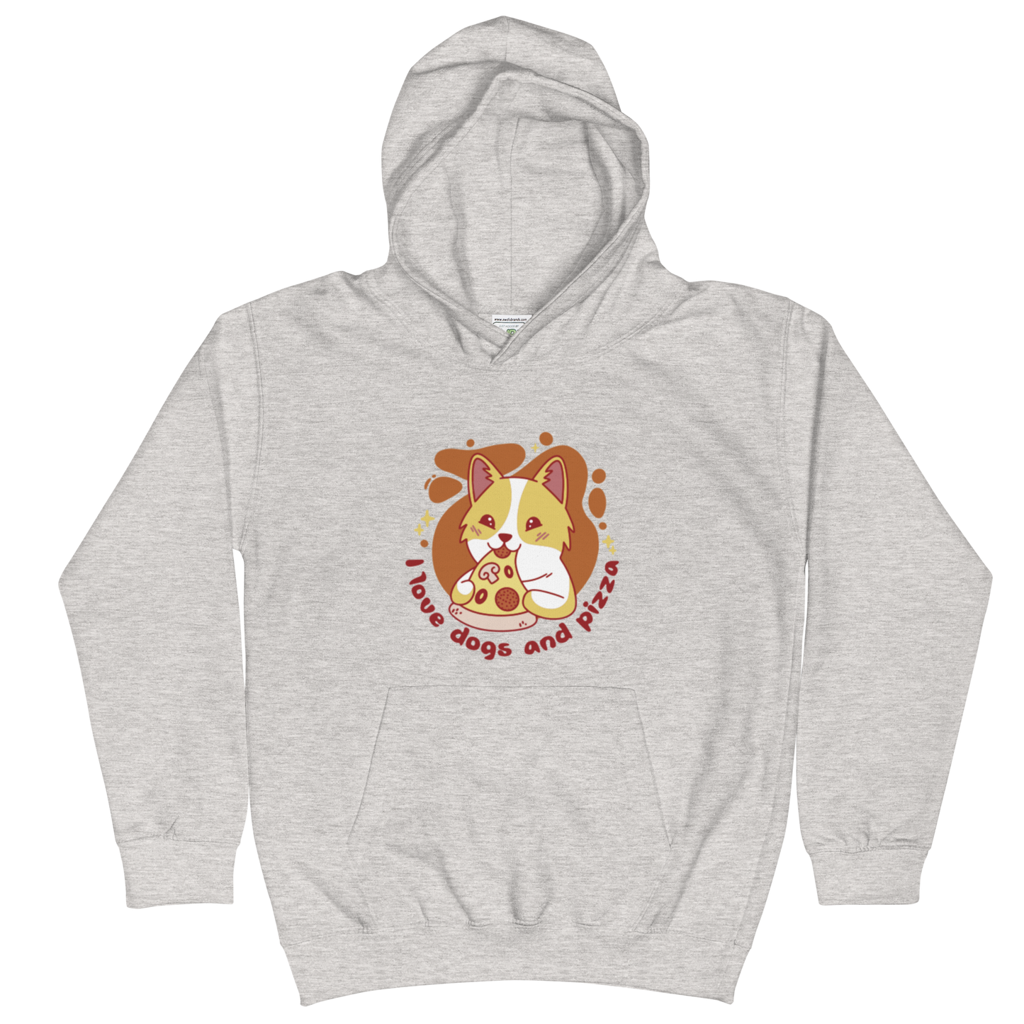 I Love Dogs & Pizza Hoodie - Kids