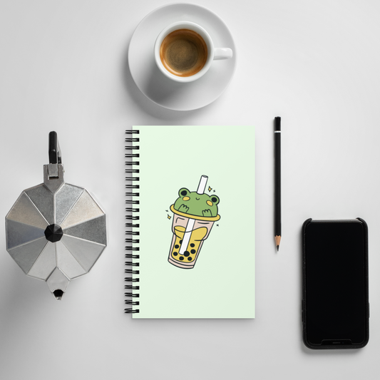 Little Frog Bubble Tea Notebook