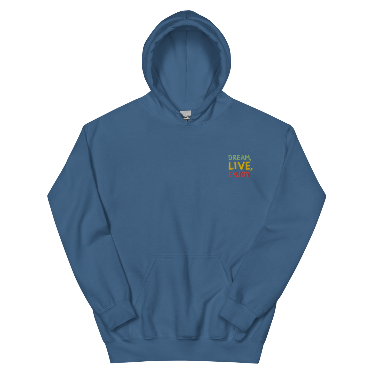 Dream Live Enjoy Embroidered Hoodie