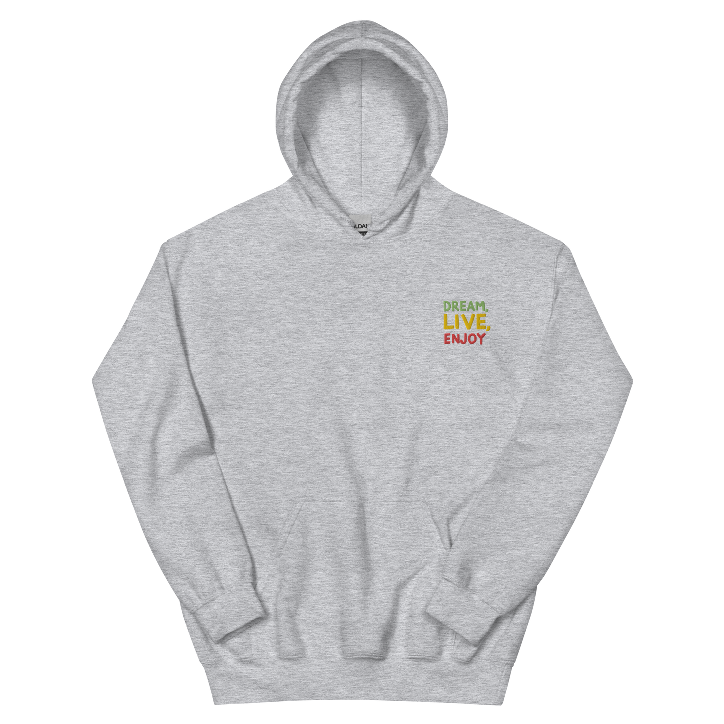 Dream Live Enjoy Embroidered Hoodie