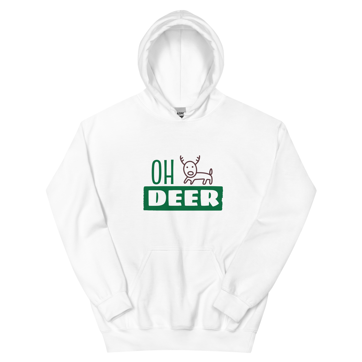 Oh Deer Adults Hoodie