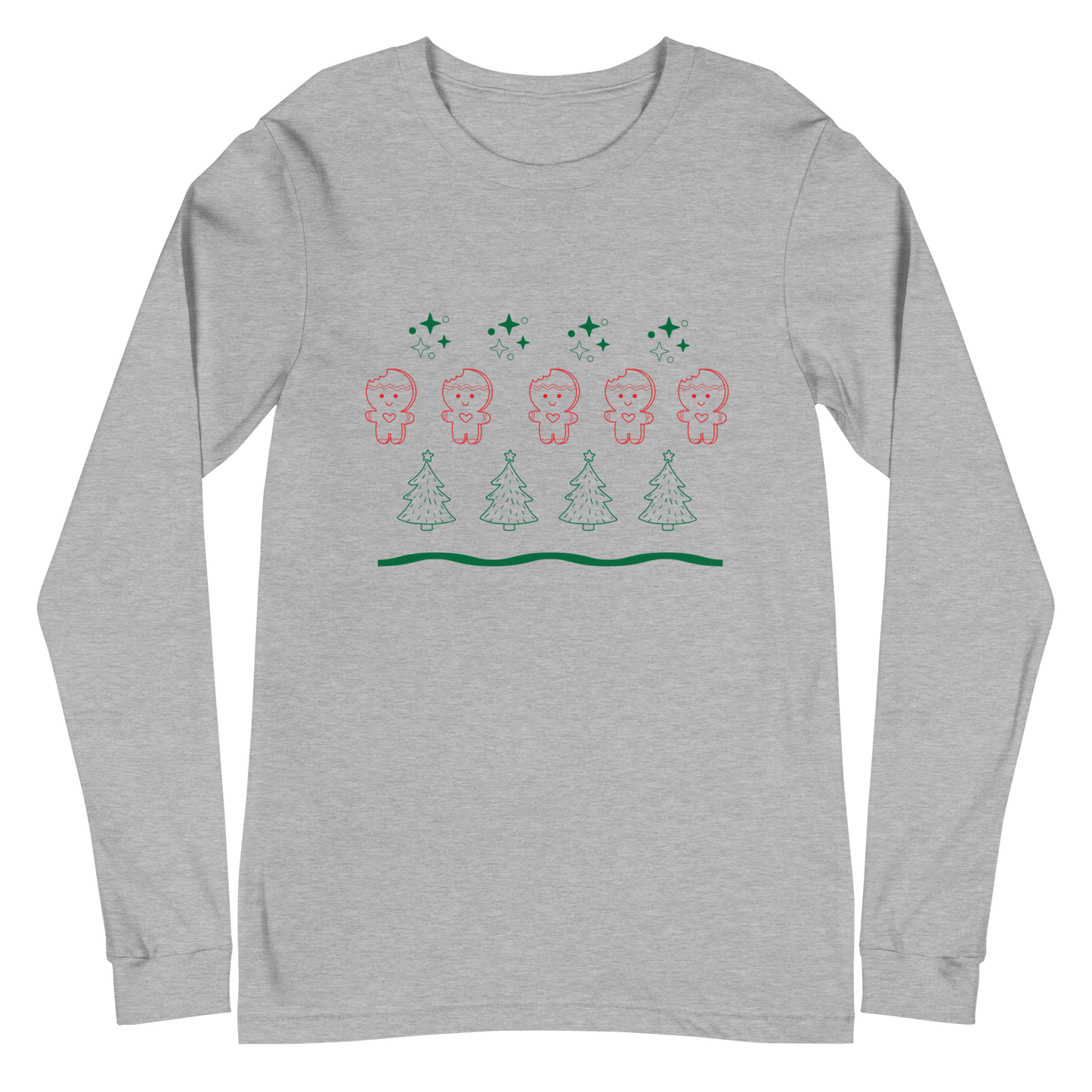 Gingerbread Men Adults Long Sleeve