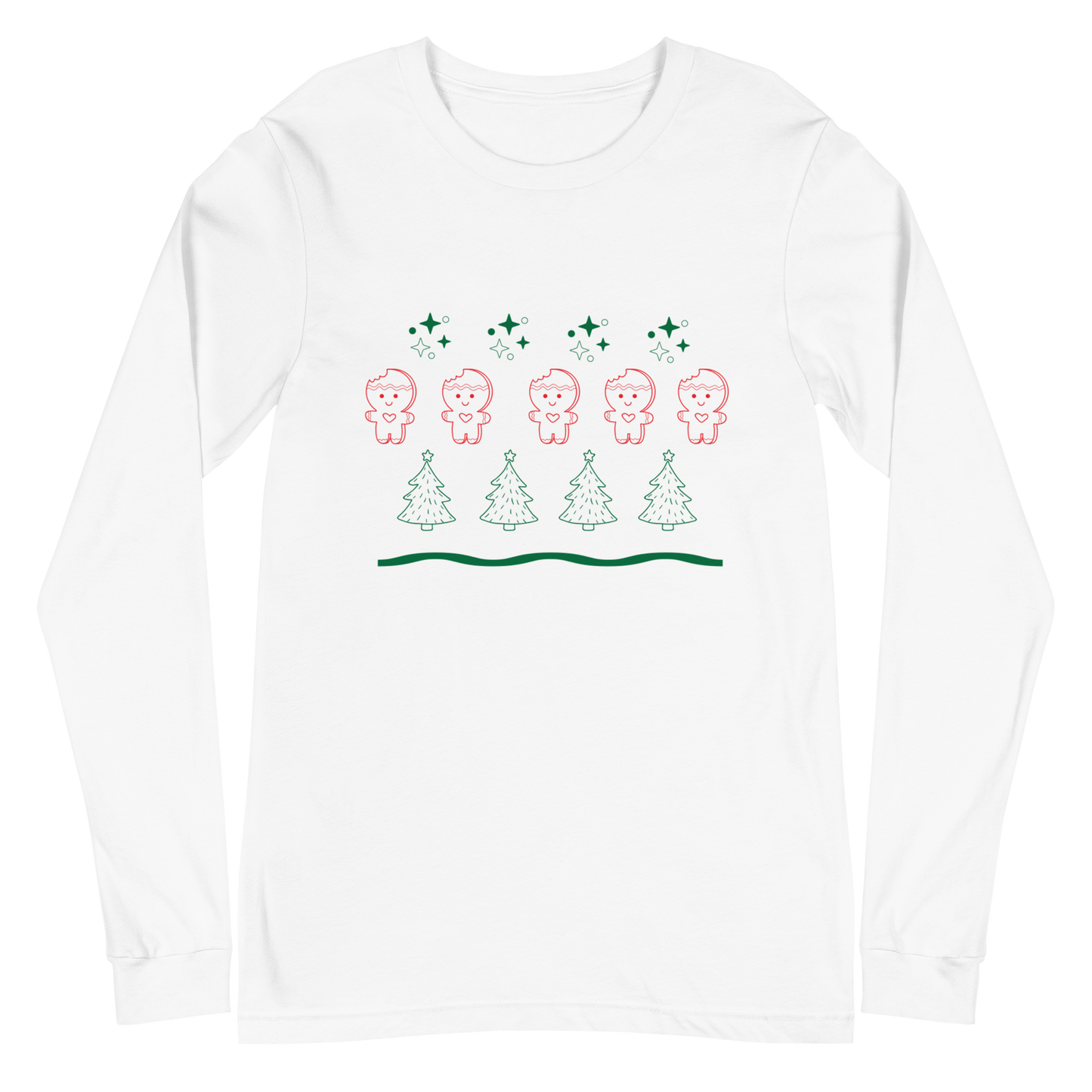 Gingerbread Men Adults Long Sleeve