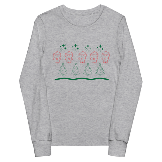 Gingerbread Men Kids Long Sleeve